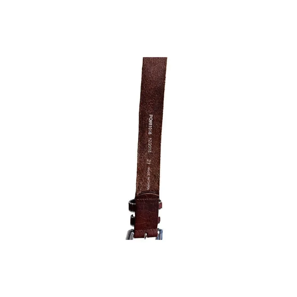 Girls belt silver western size 20